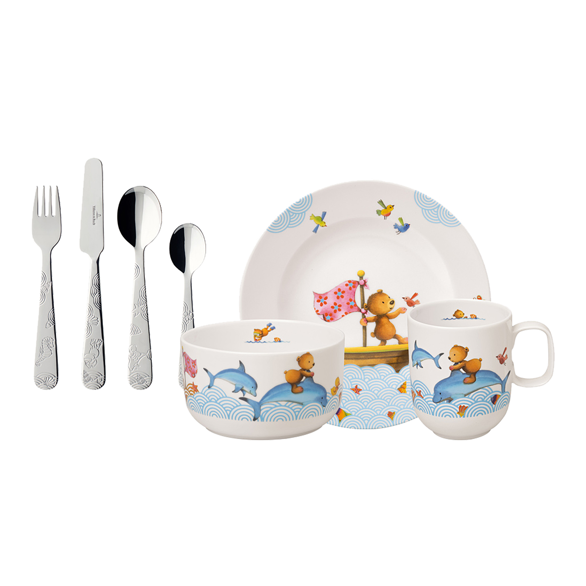 Kiddy Bears Kindergeschirr-Set 7tlg. / 7-teilig