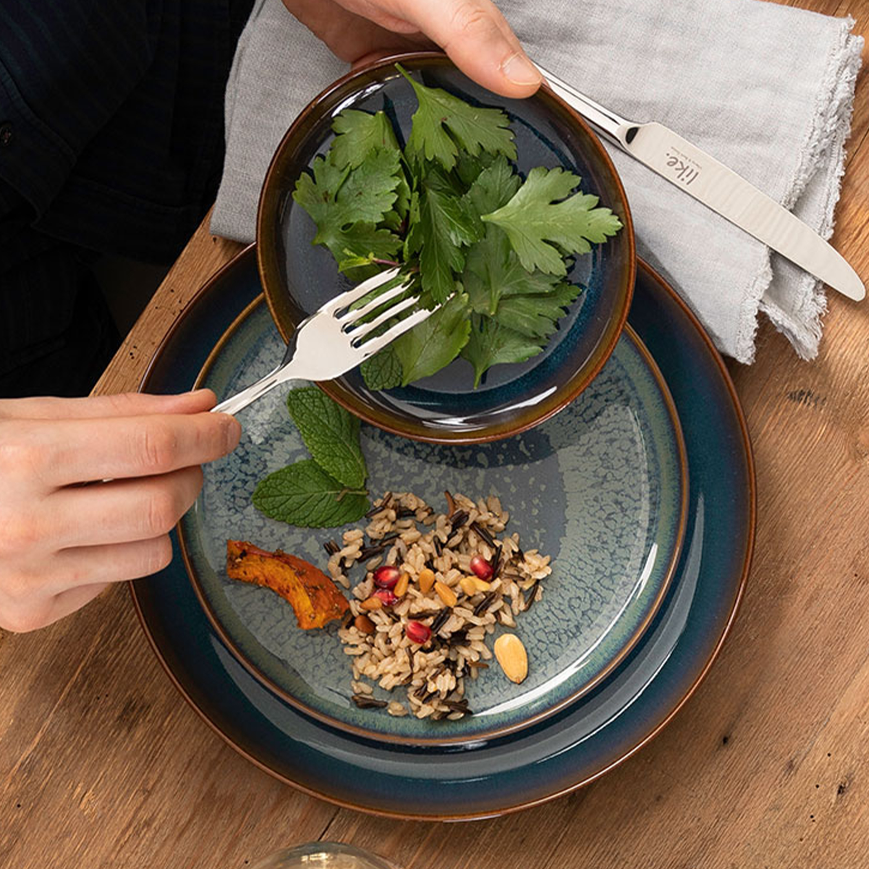 Crafted Frühstücks-/ Dessertteller / 1 Stück