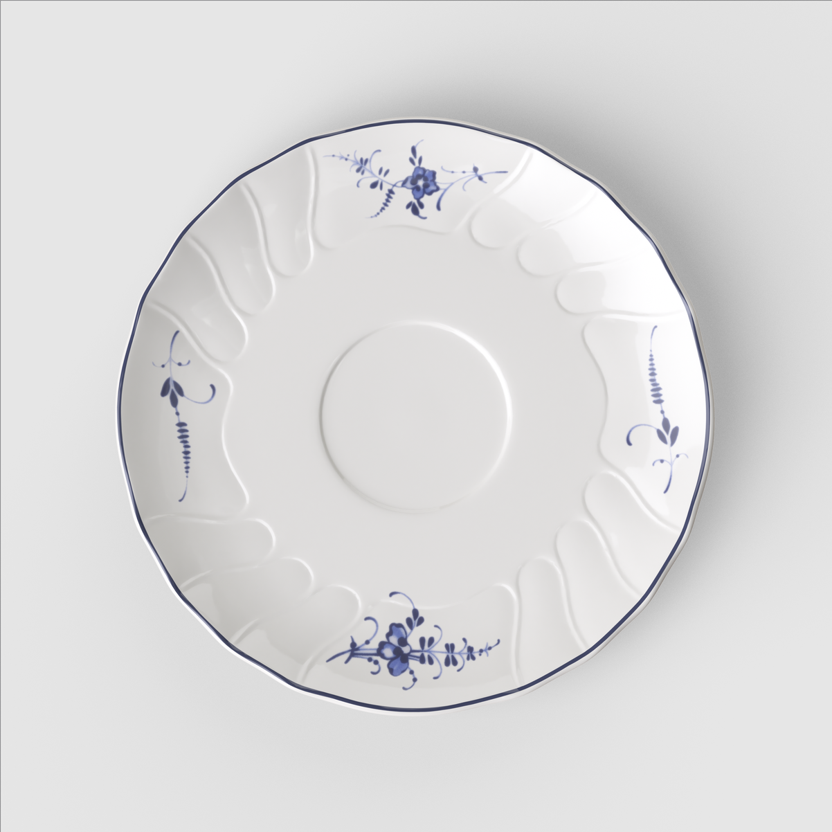 Vieux Luxembourg Suppen-Untertasse / 1 Stück