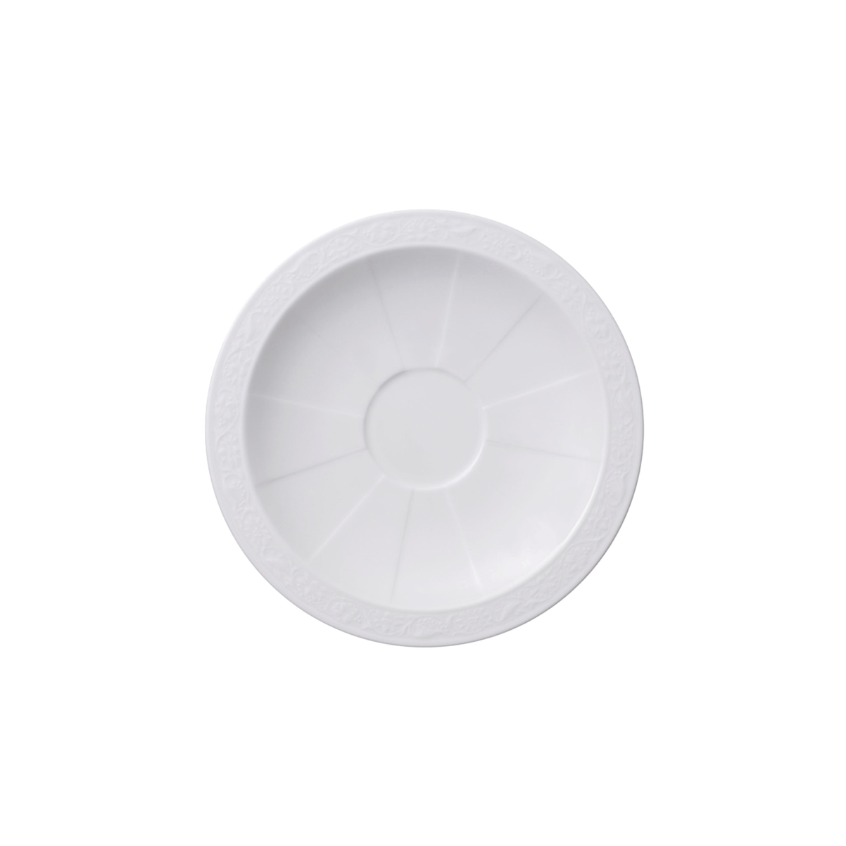 White Pearl Kaffee-Untertasse / 1 Stück