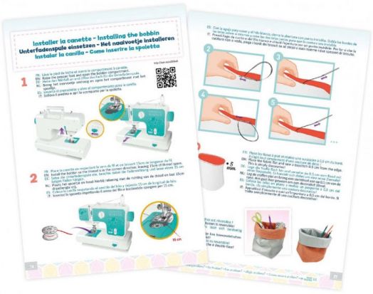 Детско професионално студио с шевна машина и аксесоари Buki