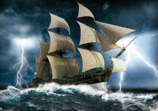 Пъзел Educa: Перфектна буря, 1000 части