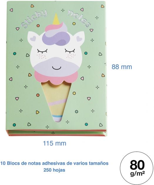 Лепящи листчета Miquelrius Back2Fun - Unicorn