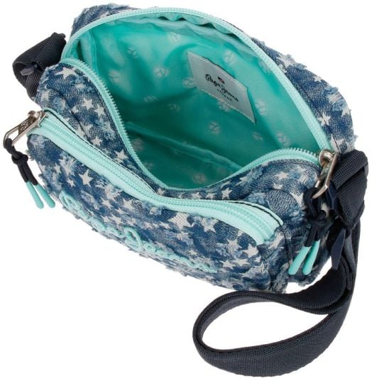 Детска чантичка Pepe Jeans Denim Star за през рамо