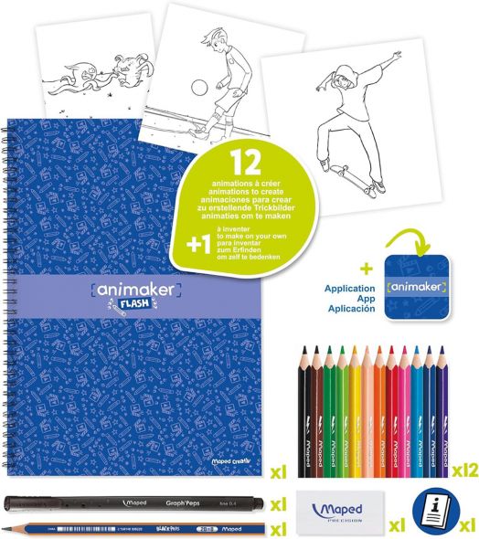 Творчески комплект Maped Creativ - Animaker Flash, Action