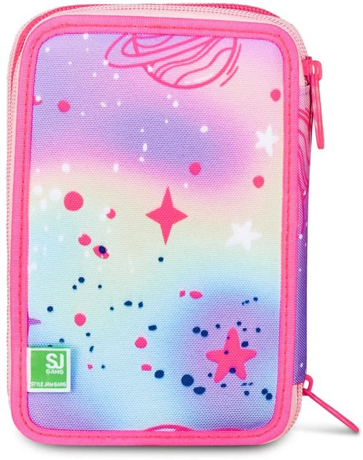 Ученически несесер Seven SJ Catled с три отделения, пълен