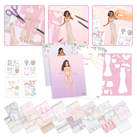 Книжка за оцветяване Top Model - Специална сватба