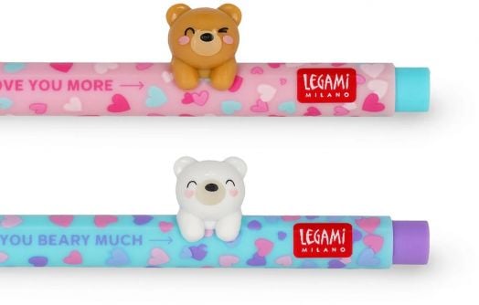 Комплект гел химикалки Legami - Beary in love