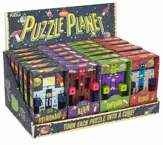 Дървен 3D пъзел Professor Puzzle - Planet, асортимент