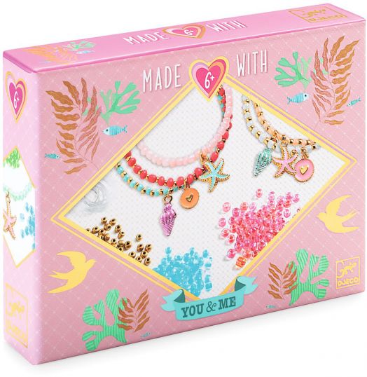 Творчески комплект Djeco - Направи колиета Море