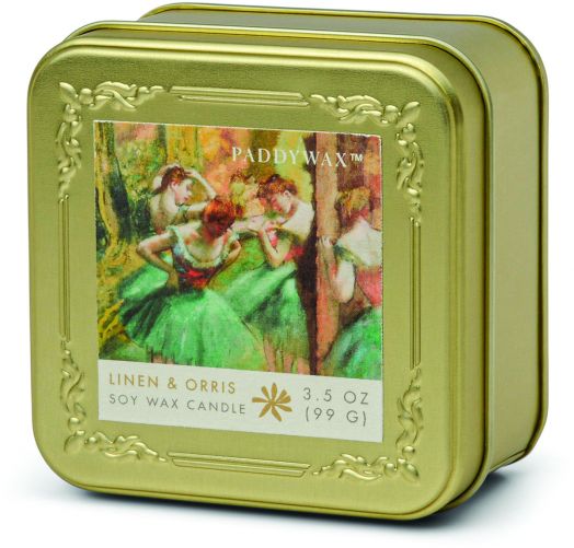 Ароматна свещ Paddywax - Degas Dancers, Pink and Green