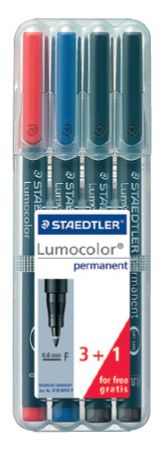 Перманентни маркери Staedtler, 4 бр.