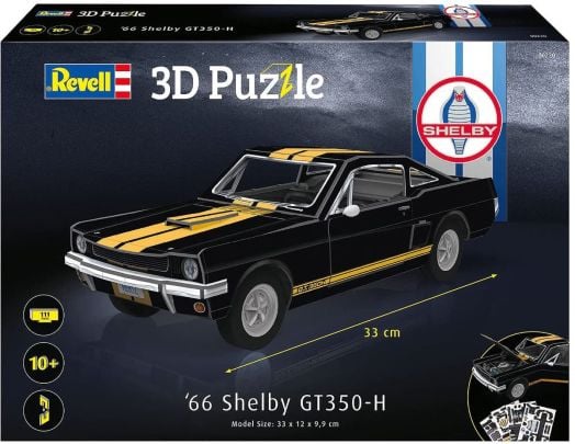 3D пъзел Revell - 1966 Shelby Mustang GT350-H