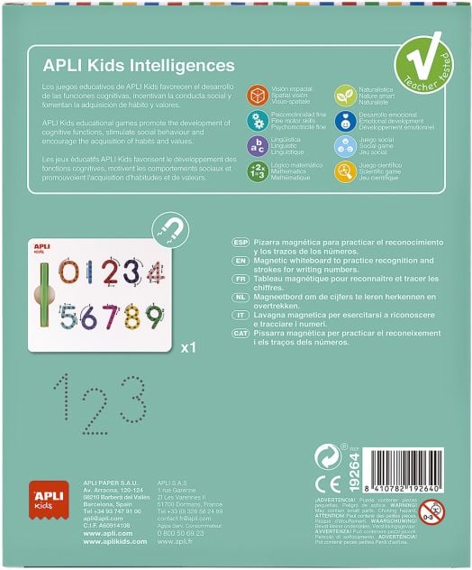 Магнитна дъска Apli Kids - Цифри