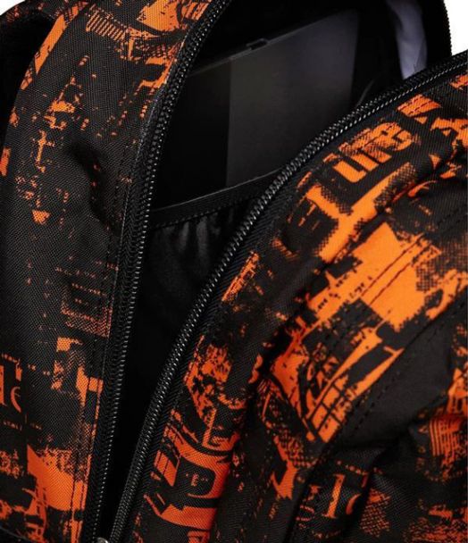 Ученическа раница Seven Freethink Orange с две отделения и USB порт