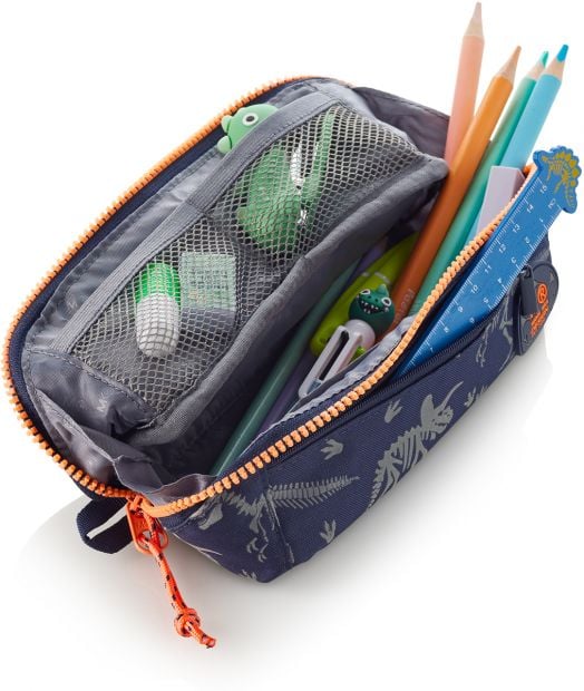 Несесер Miquelrius Dino World с едно отделение, светещ в тъмното