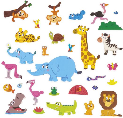 Магнитни истории Janod - Африкански животни