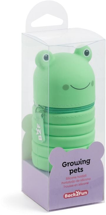 Разтегателен силиконов несесер Miquelrius Back2Fun - Жаба