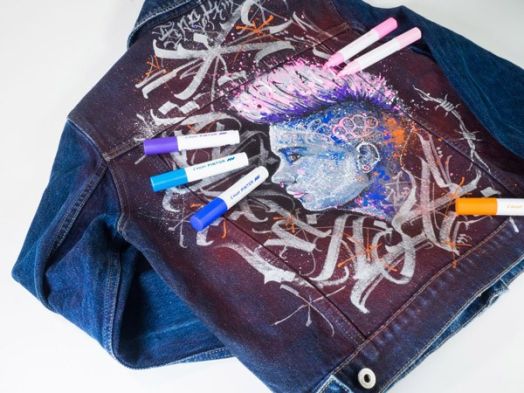 Перманентен маркер Pilot Pintor, син металик