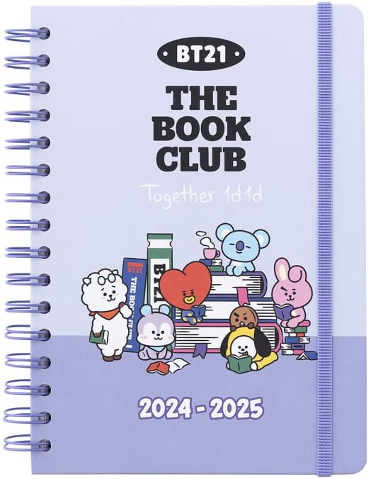 Седмичен бележник-органайзер Grupo Erik BT21 за 12 месеца - август 2024 / юли 2025 година