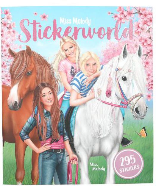 Книжка със стикери Miss Melody - Кончета