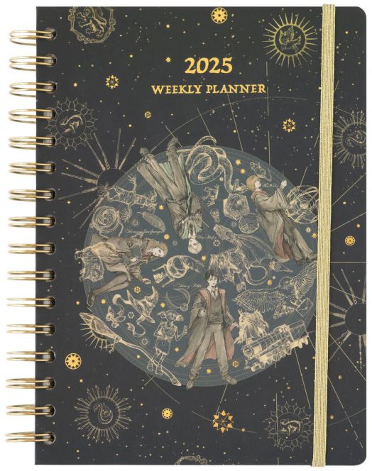 Седмичен бележник-органайзер Grupo Erik Harry Potter за 2025 година