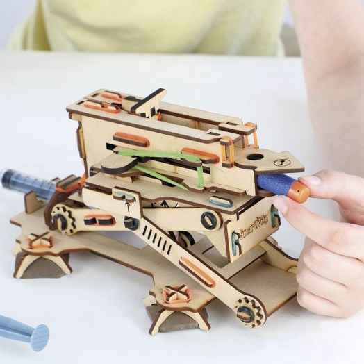 Дървен конструктор Smartivity - Хидравлична самолетна писта