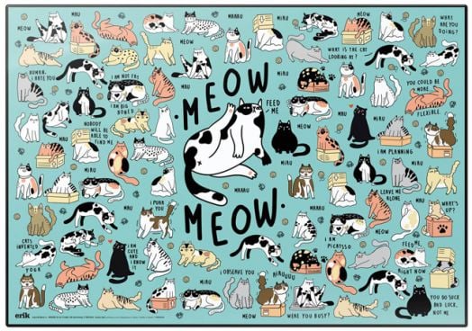 Подложка за бюро Meow Meow