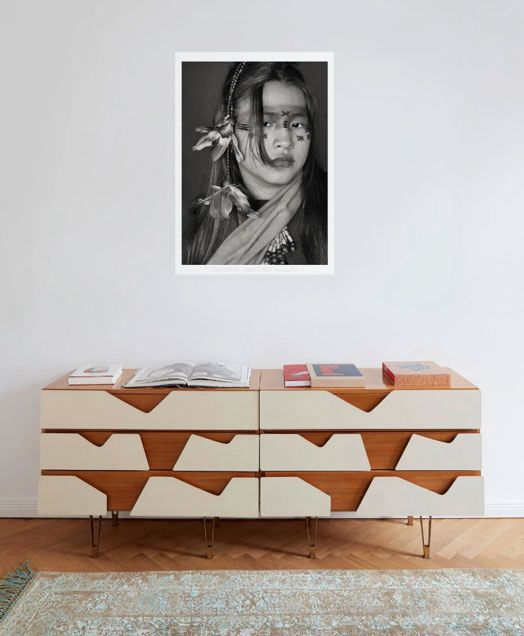 Sebastiаo Salgado. Amazonia. Poster 'Ashaninka Girl'