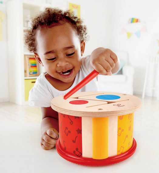 Музикален инструмент Hape - Двустранен барабан