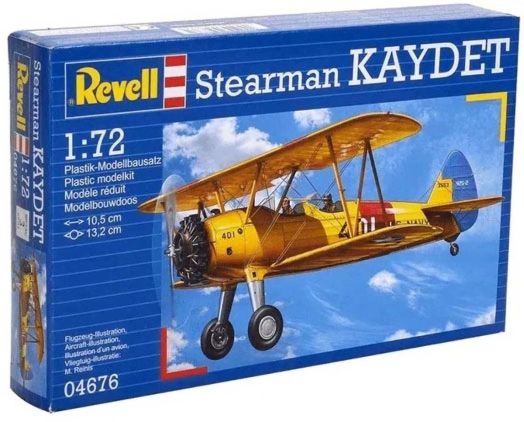 Сглобяем модел Revell - Самолет Stearman Kaydet