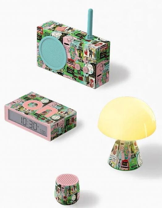 Комплект Lexon x Jean-Michel Basquiat, In Italian