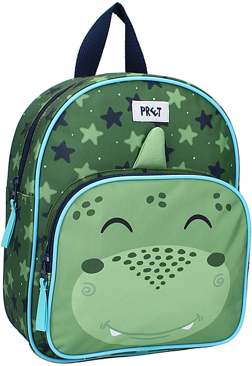 Детска раница Vadobag Pret Giggle - Динозавър, зелена, 29 х 23 х 8 см.