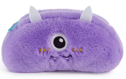 Плюшен несесер с две лица Miquelrius Little Monster, лилав / розов