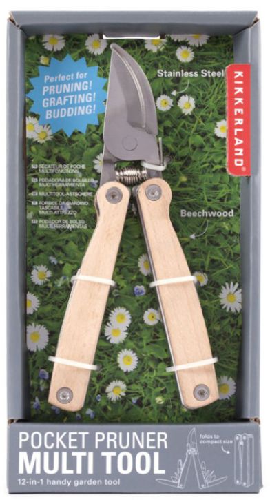 Джобна сгъваема градинска ножица Kikkerland, 12 в 1