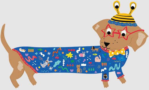 Пъзел Floss & Rock, Pets - Дакел, 20 части