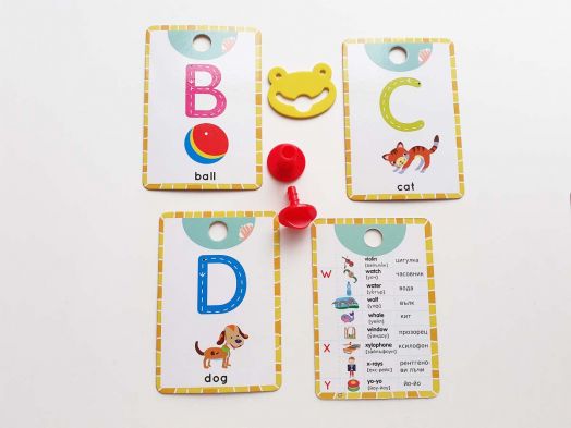 Болт карти с магически ефект: Английската азбука