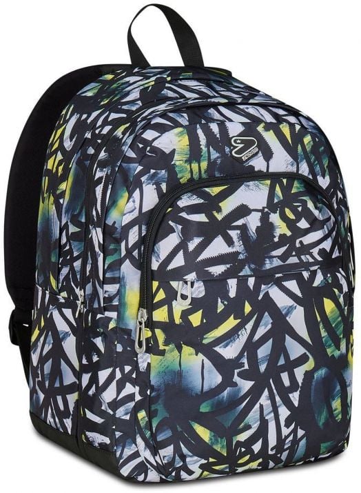 Ученическа раница Seven Pro XXL Reversible Detach Lime Punch и безжични слушалки