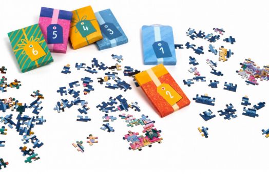 Адвент календар Professor Puzzle - Коледа през прозореца