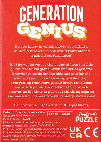 Игра Professor Puzzle: Generation Genius