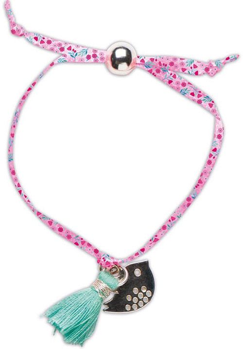 Творчески комплект Janod - Направи бижута, Цветни панделки