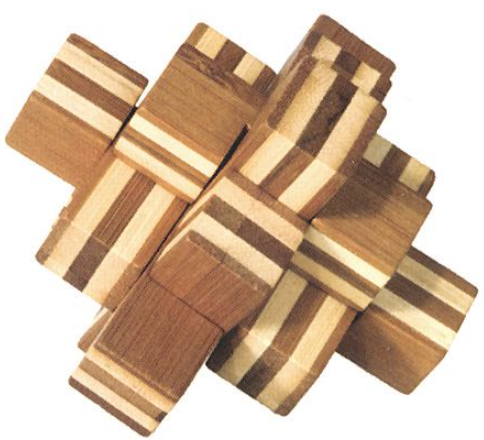 3D пъзел от бамбук - Block