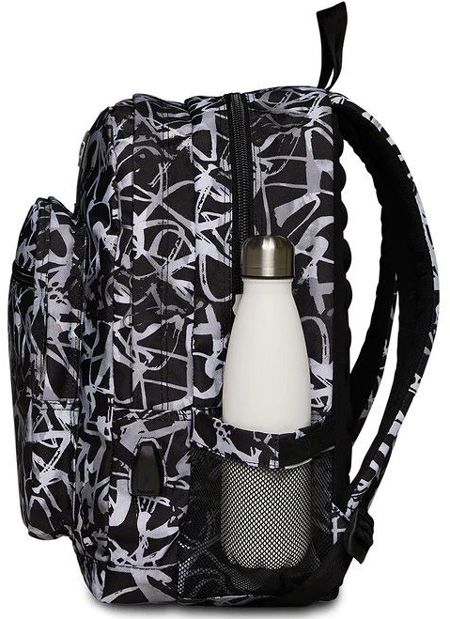 Ученическа раница Seven Freethink Steel Grey с две отделения и USB порт