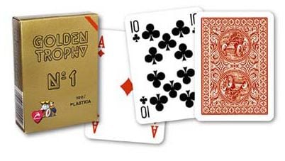 Покер Карти Modiano Golden Trophy, red