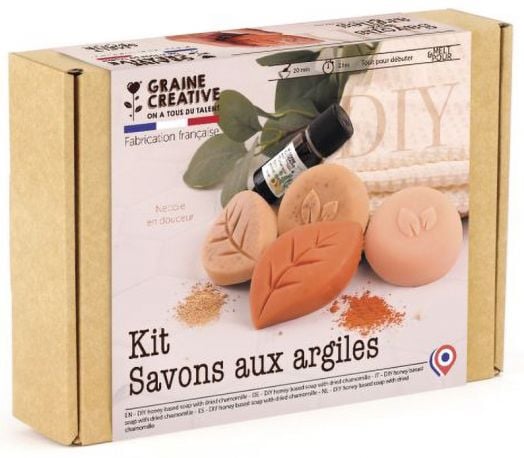 Комплект за правене на сапуни Graine Creative с глина