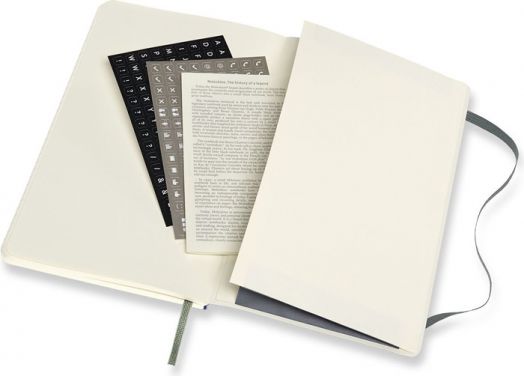 Зелен тефтер Moleskine Pro Collection Large Forest Green с меки корици