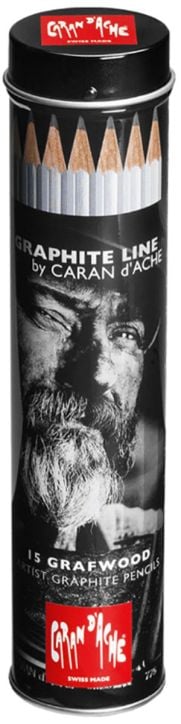 Комплект графични моливи Caran d'Ache, 15 бр.