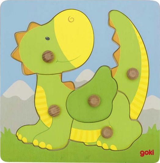 Пъзел с дръжки Goki, драконче
