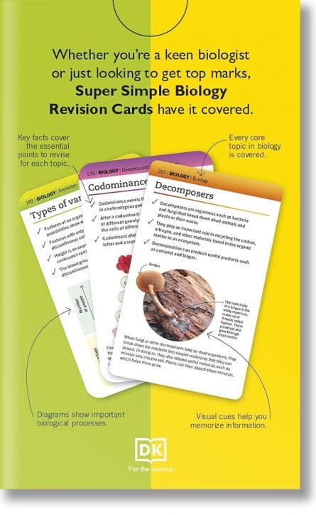 Super Simple Biology Revision Cards Key Stages 3 and 4