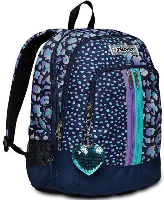 Ученическа раница Seven Advance Ziply с три отделения